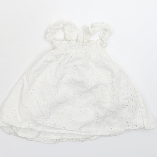 F&F Girls White   Basic Tank Size 4-5 Years
