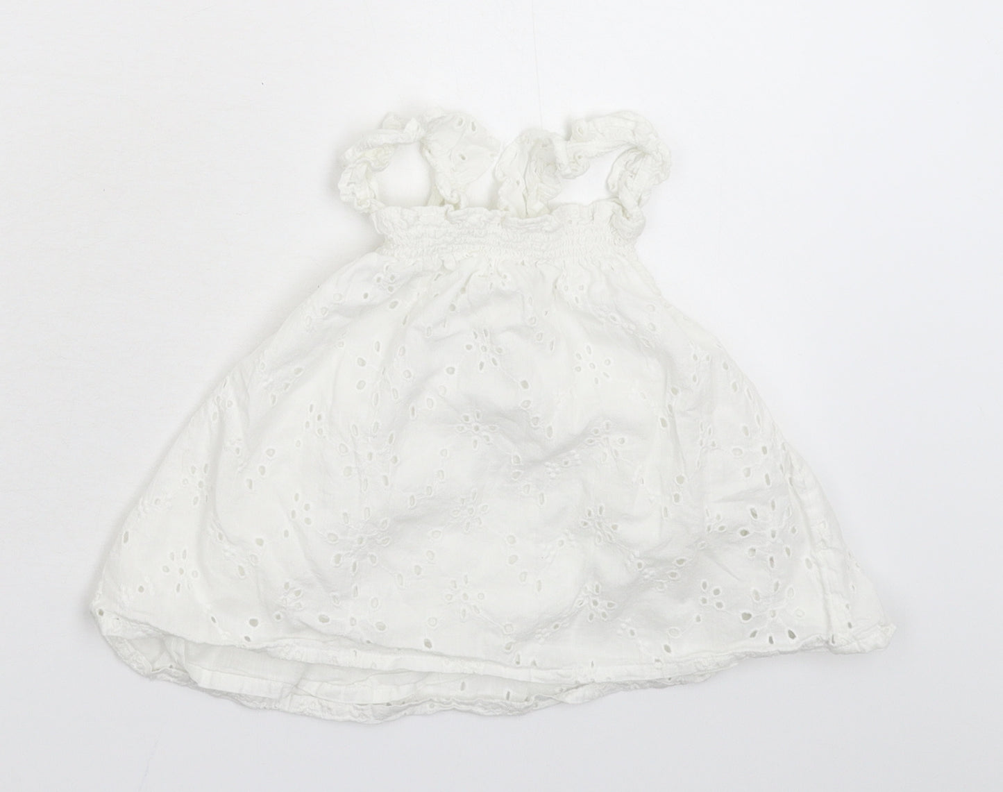 F&F Girls White   Basic Tank Size 4-5 Years