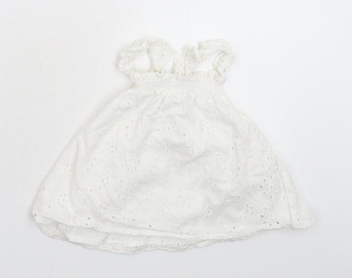 F&F Girls White Basic Tank Size 4-5 Years