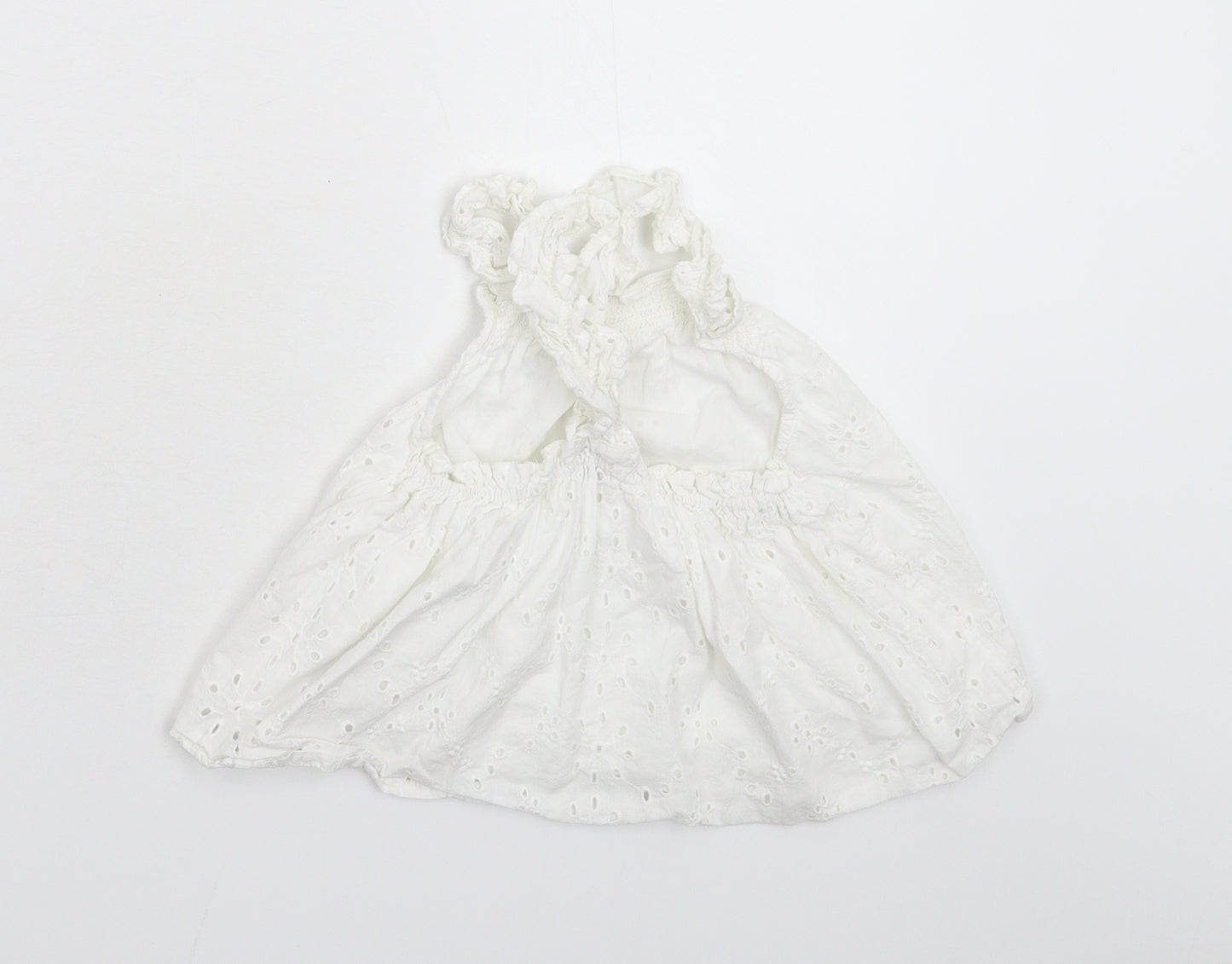 F&F Girls White   Basic Tank Size 4-5 Years