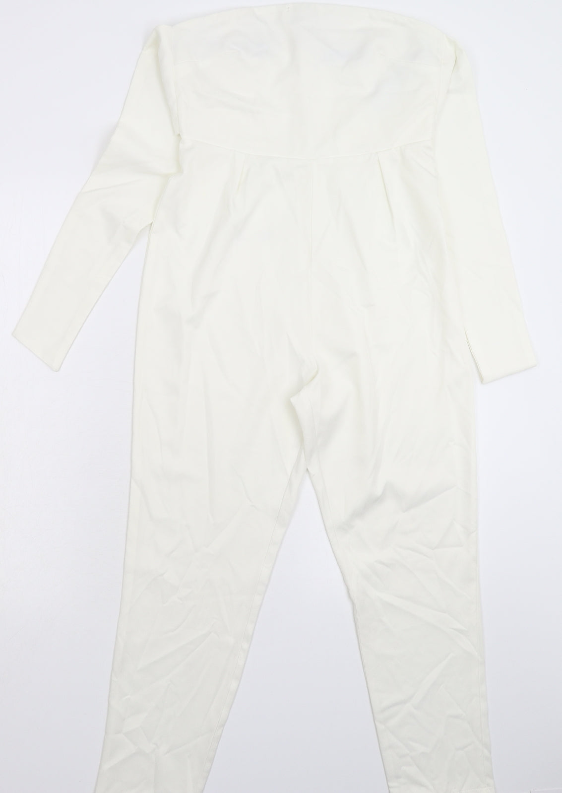 Missguided Womens White   Jumpsuit One-Piece Size 10 L25 in