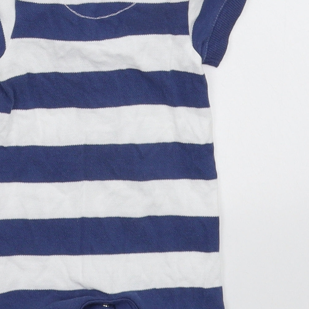 NEXT Baby Blue Striped  Babygrow One-Piece Size 0-3 Months