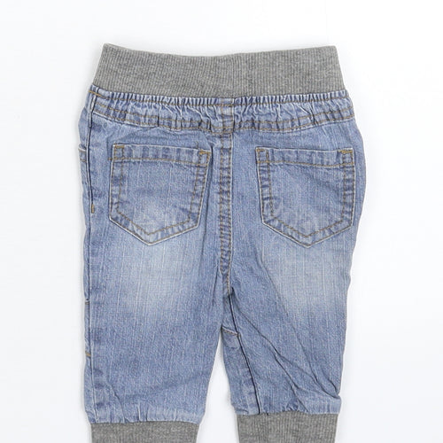 Earlydays Baby Blue  Denim Jogger Jeans Size 3-6 Months