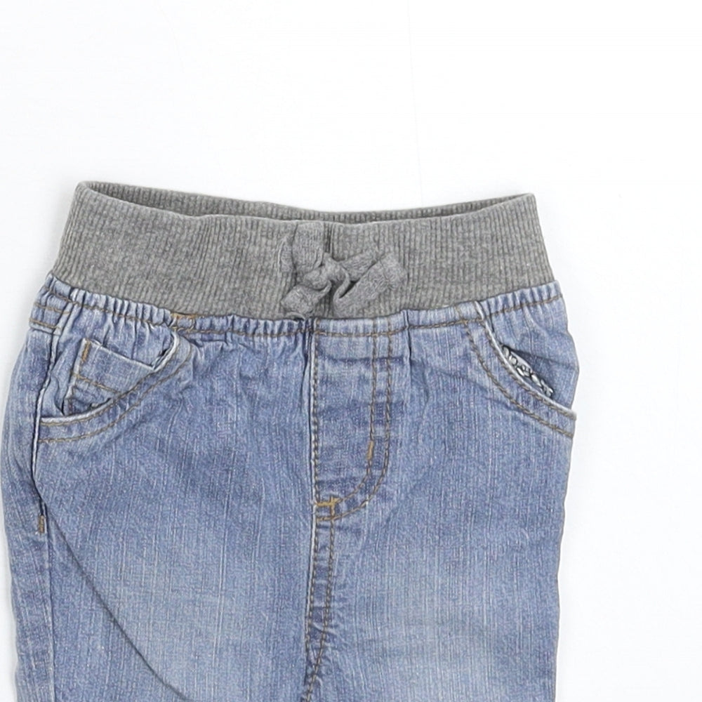 Earlydays Baby Blue  Denim Jogger Jeans Size 3-6 Months