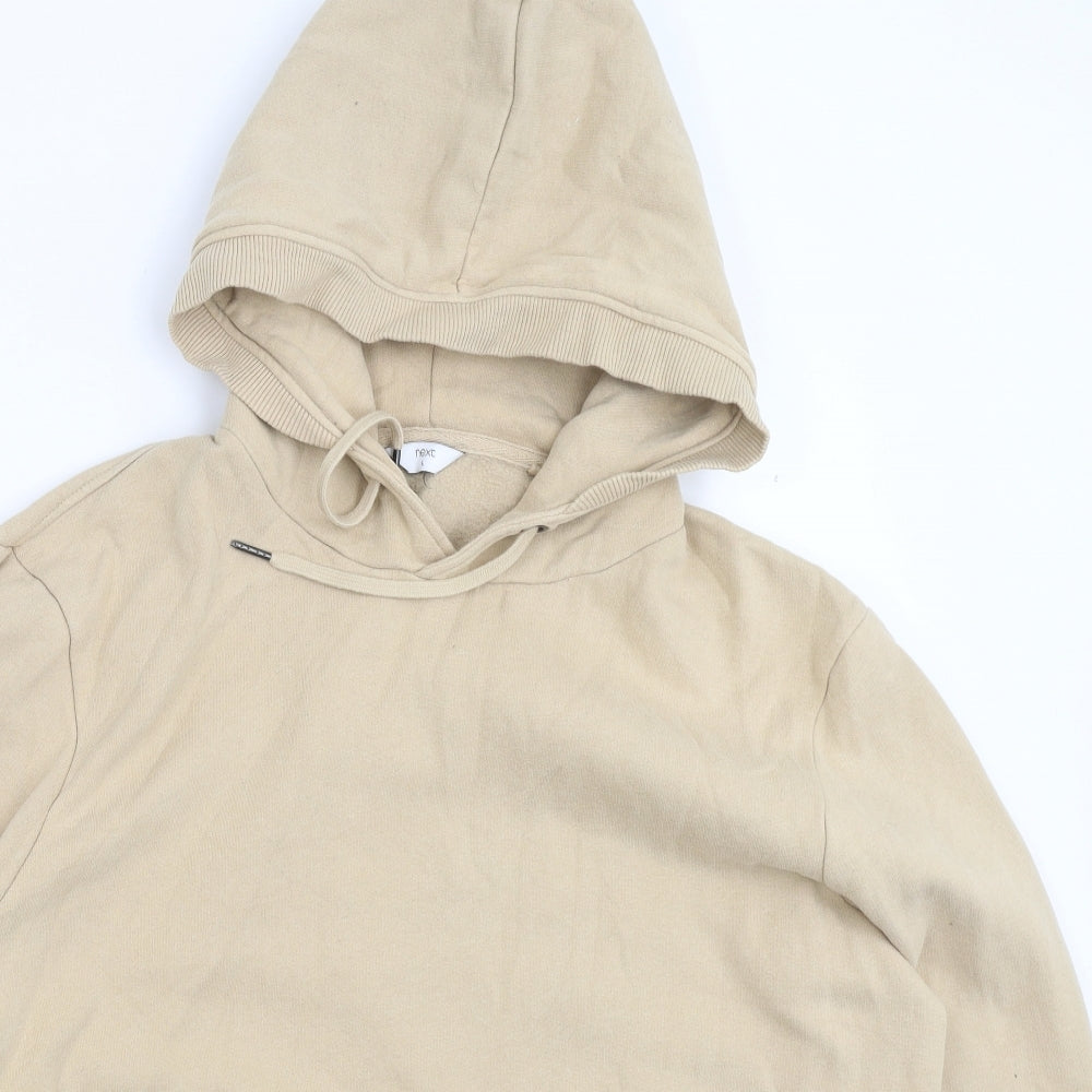 NEXT Mens Beige   Pullover Hoodie Size L