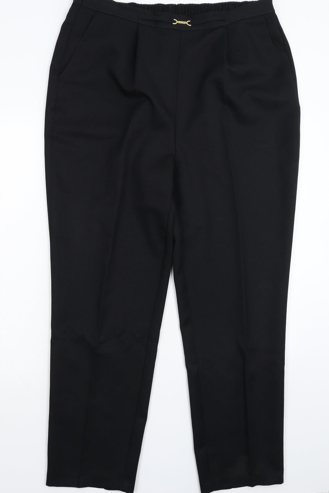 Isabelle Womens Black   Trousers  Size 18 L30 in