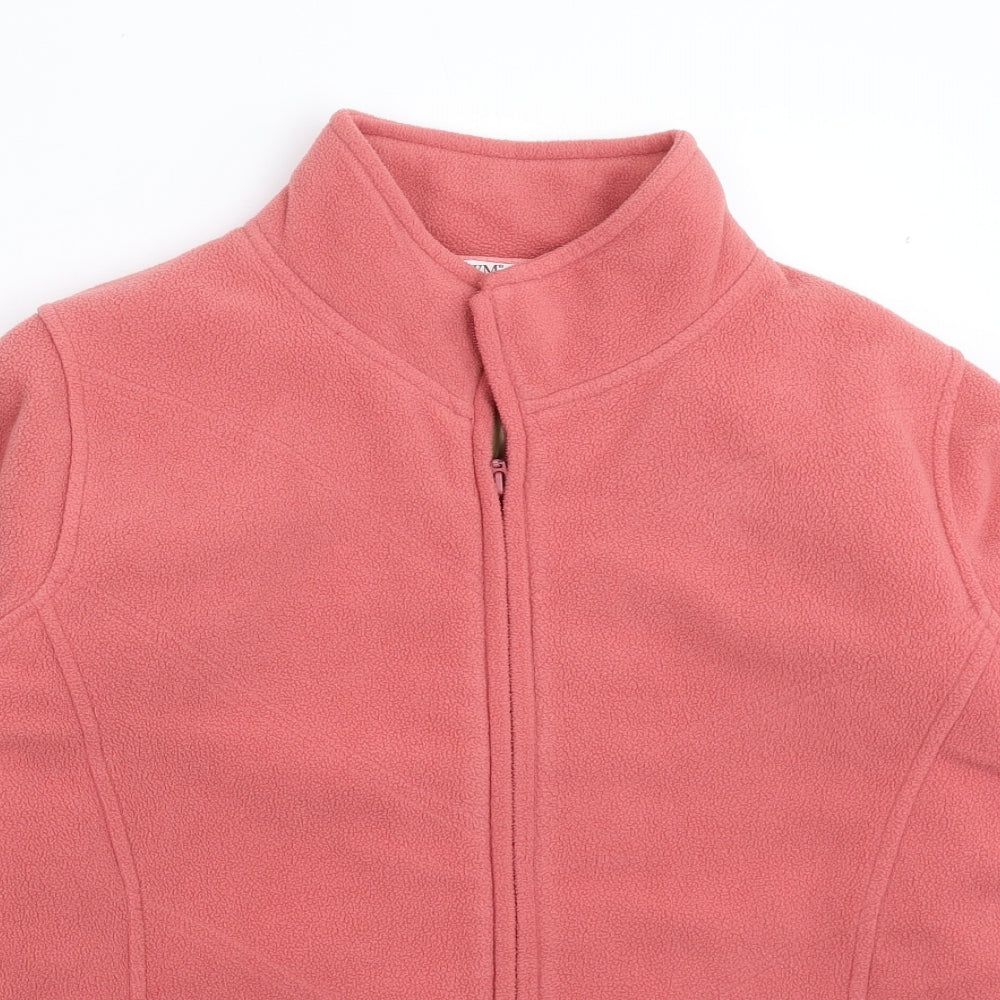 EWM Womens Pink  Fleece Jacket  Size 16