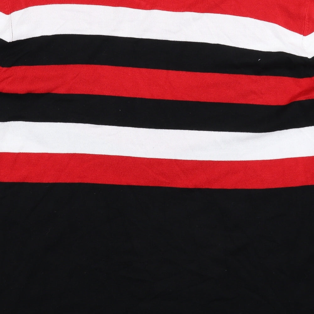 Wallis Womens Multicoloured Striped Knit Pullover Jumper Size 16