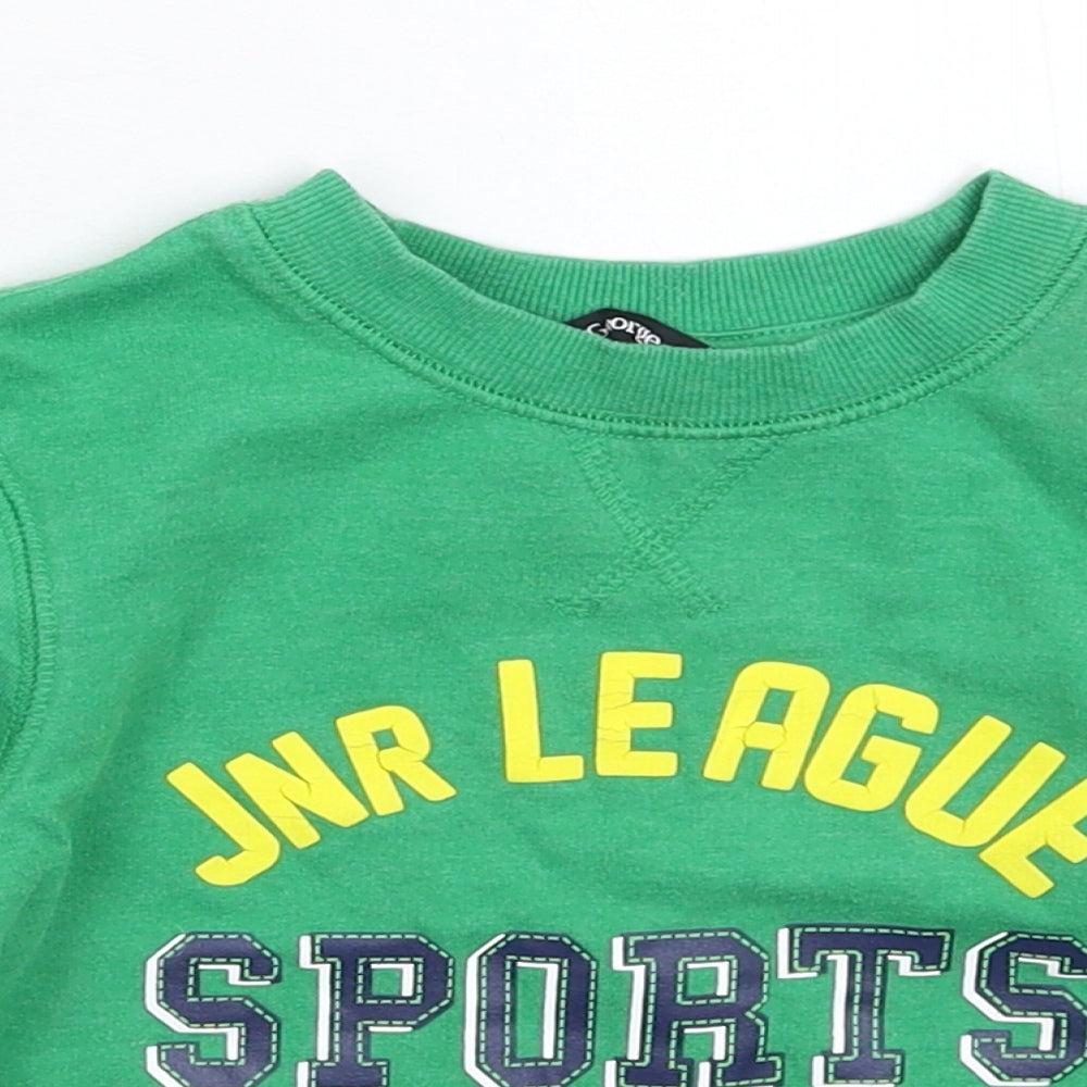 George Baby Green   Pullover Jumper Size 12-18 Months