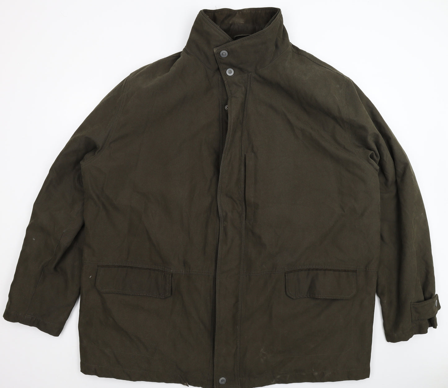 Frank Eden Mens Green   Jacket Coat Size Big 5X