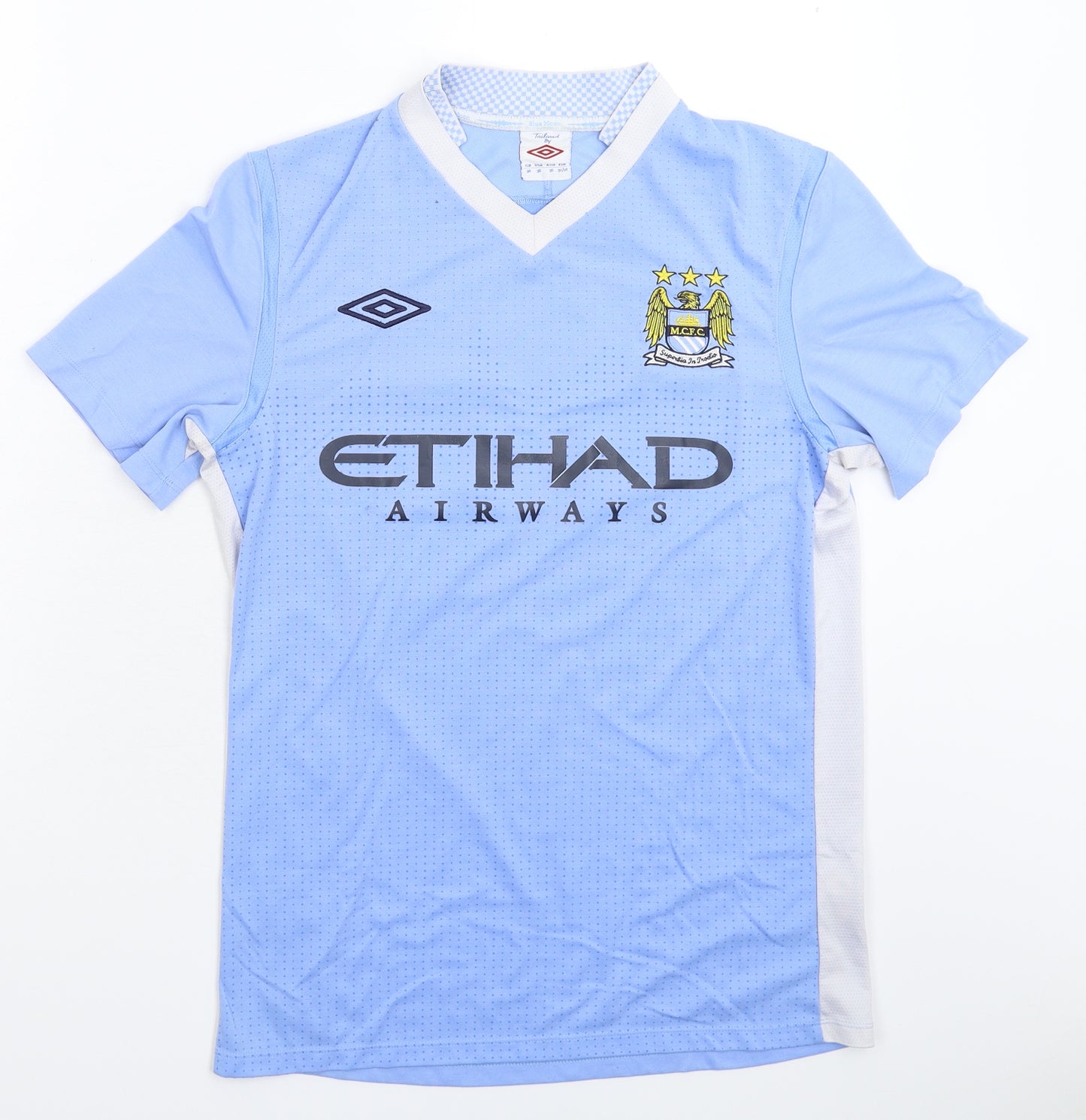 Umbro Mens Blue   Jersey T-Shirt Size S  - Manchester City