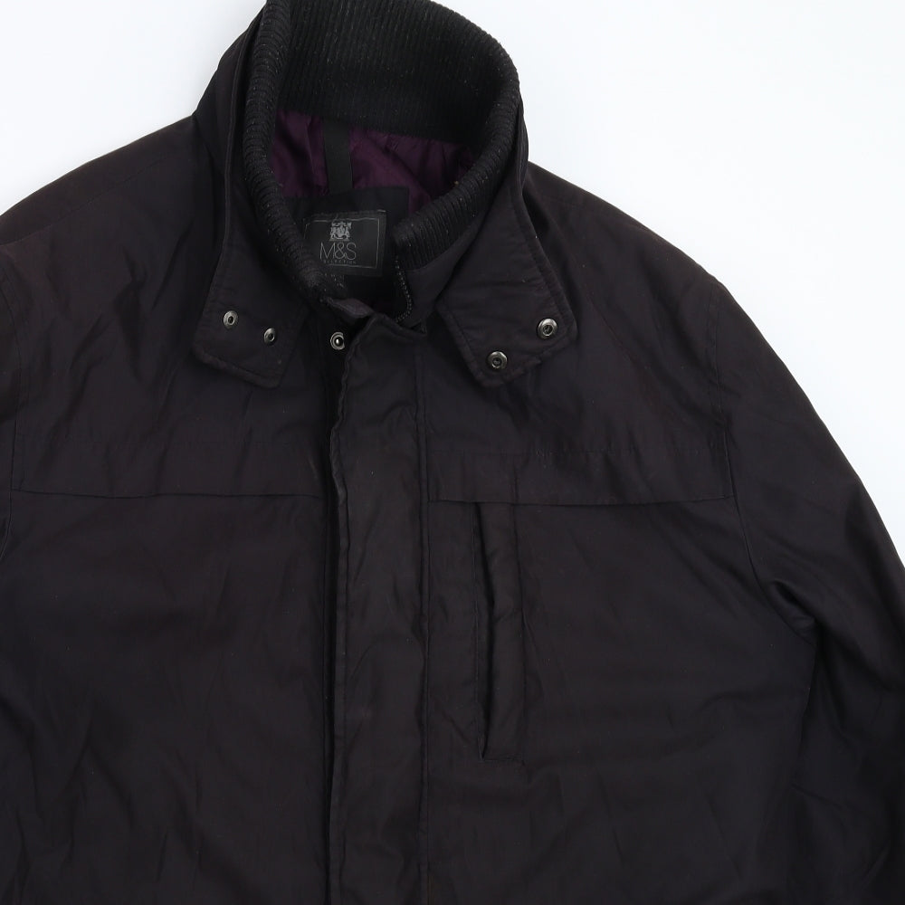 Marks and Spencer Mens Black   Jacket  Size XL