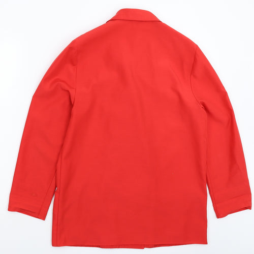 St Michael Womens Red   Jacket Blazer Size 12