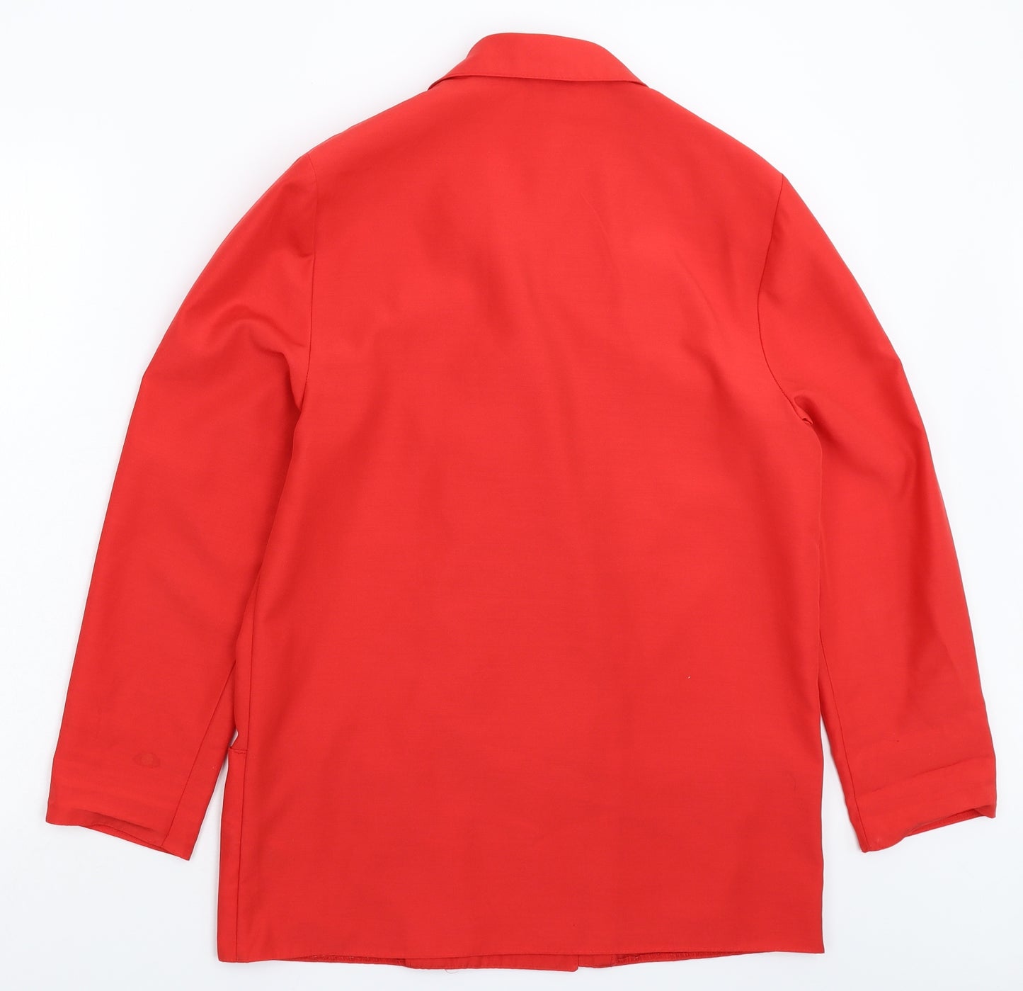 St Michael Womens Red   Jacket Blazer Size 12