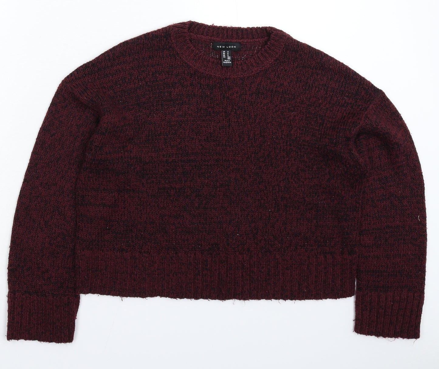 New Look Womens Brown  Knit Pullover Jumper Size S