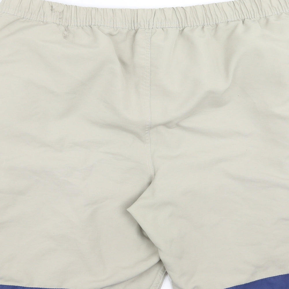 PETROLEUM Mens Beige   Bermuda Shorts Size L - Reversible swim shorts