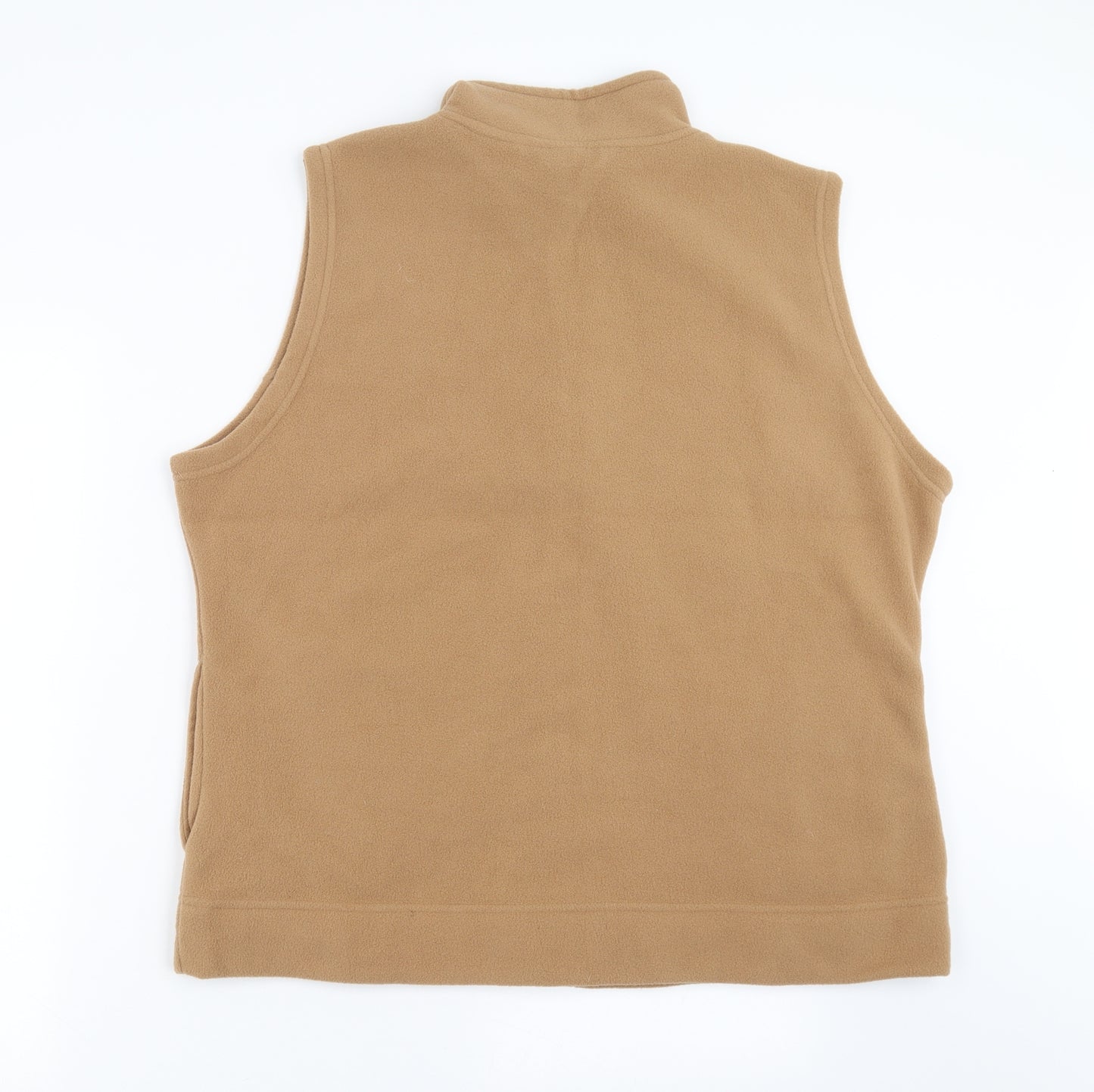 EWM Womens Beige  Fleece Gilet Jacket Size XL