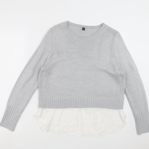 Divided by H&M Womens Grey  Knit Pullover Jumper Size M