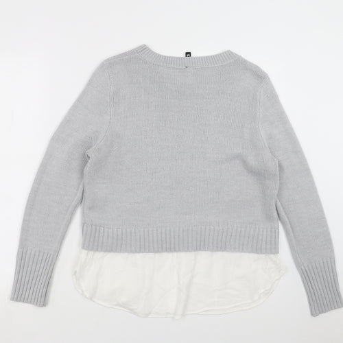 Divided by H&M Womens Grey  Knit Pullover Jumper Size M