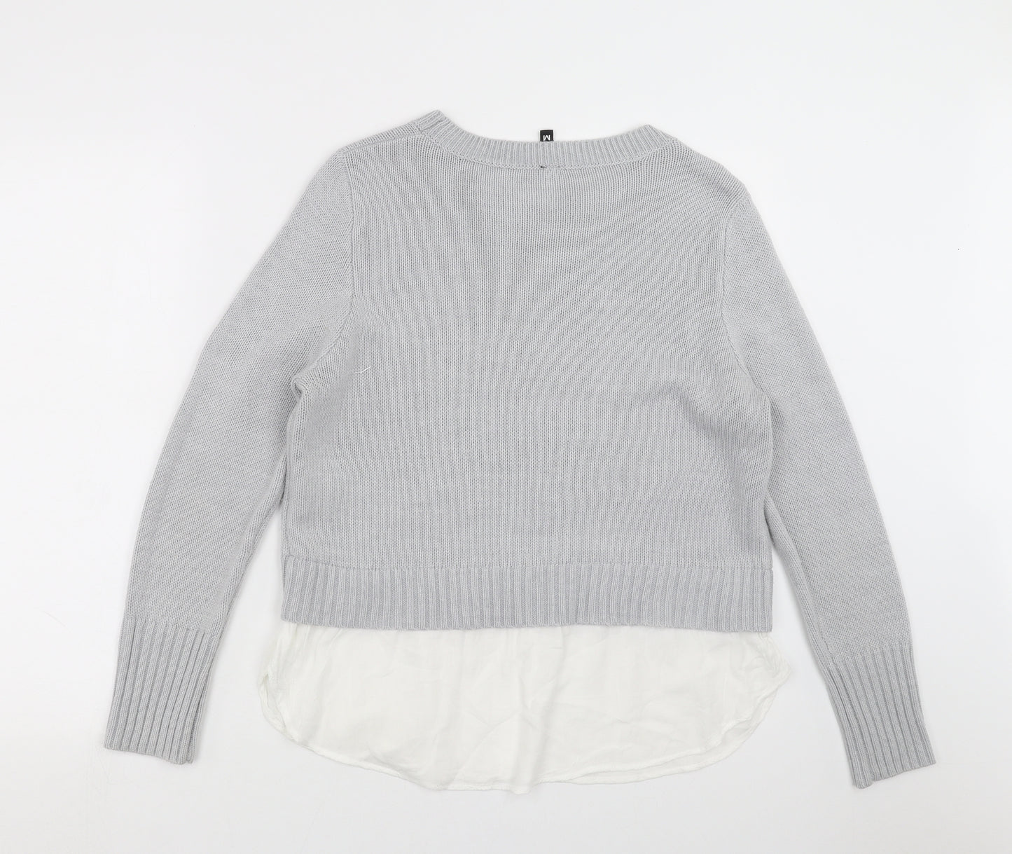 Divided by H&M Womens Grey  Knit Pullover Jumper Size M