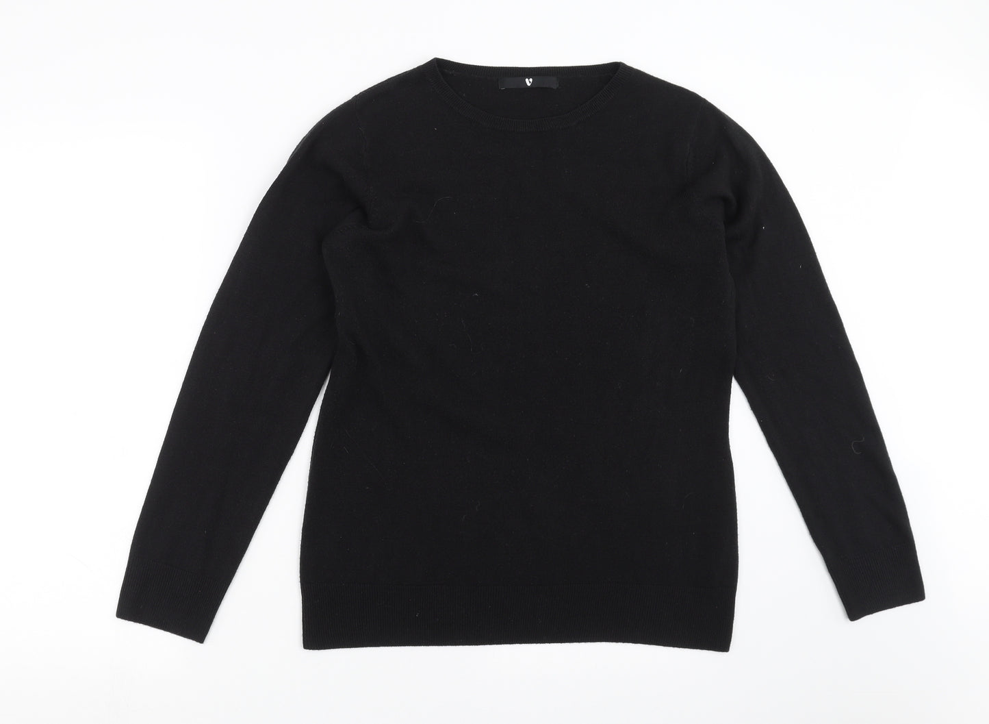 Very Womens Black  Knit Pullover Jumper Size 14