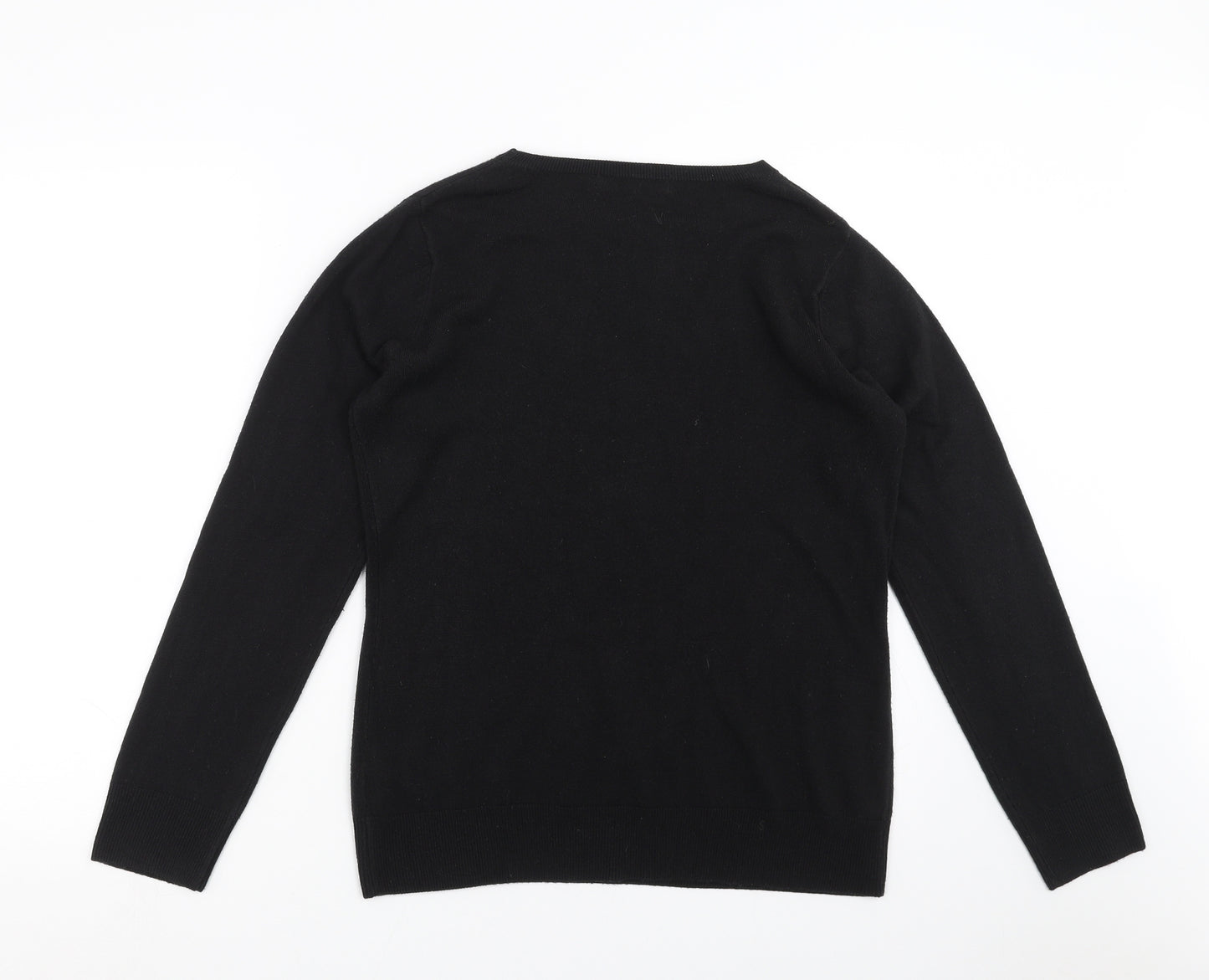 Very Womens Black  Knit Pullover Jumper Size 14
