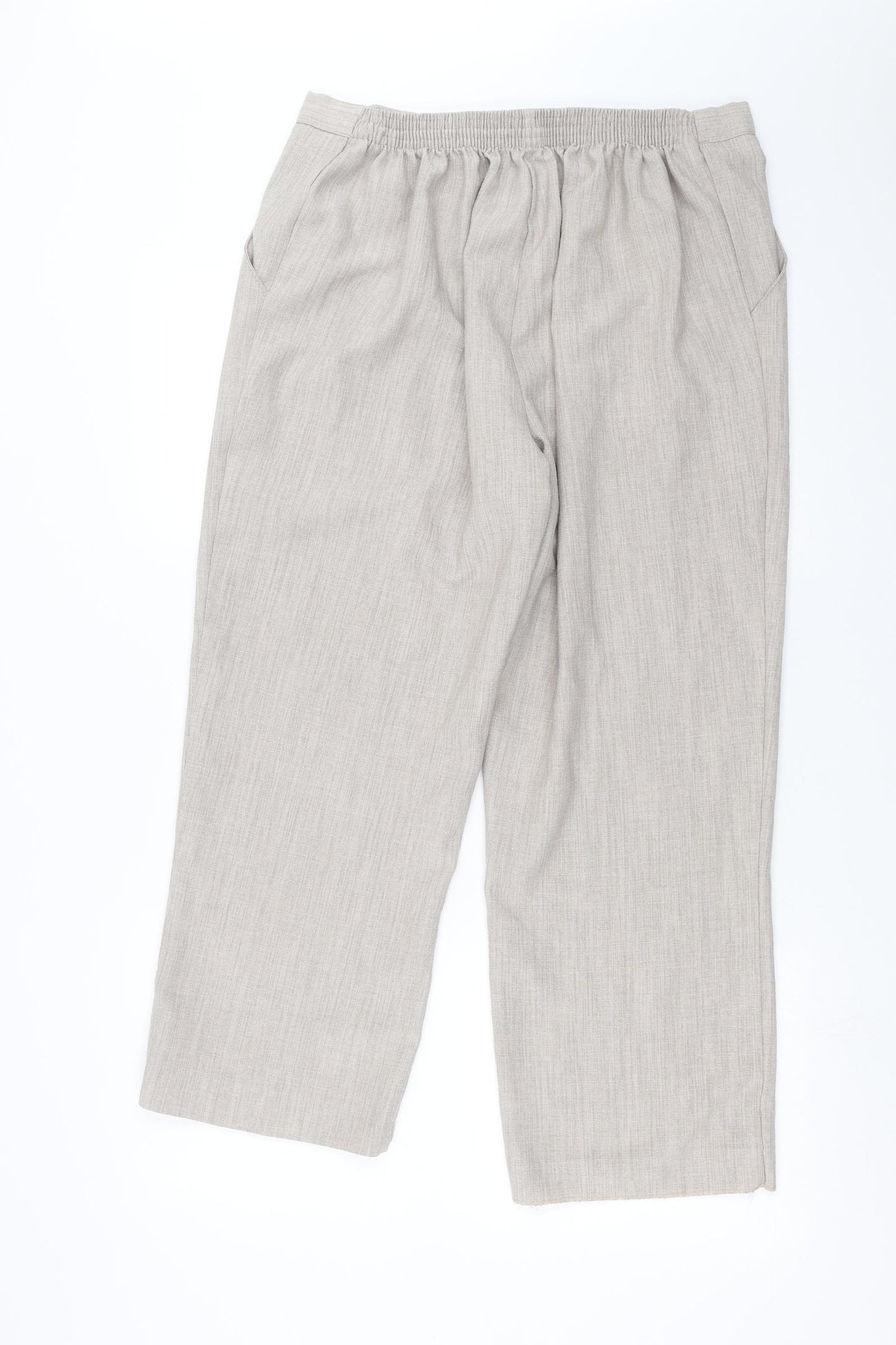 Preworn Womens Beige   Trousers  Size 20 L26 in
