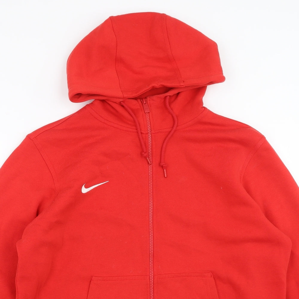 Nike Mens Red   Full Zip Hoodie Size M