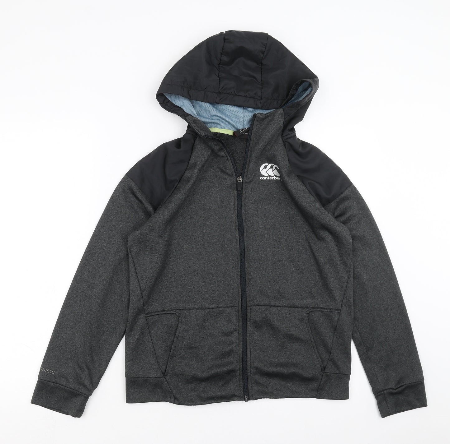 Canterbury Boys Grey   Full Zip Hoodie Size 14 Years
