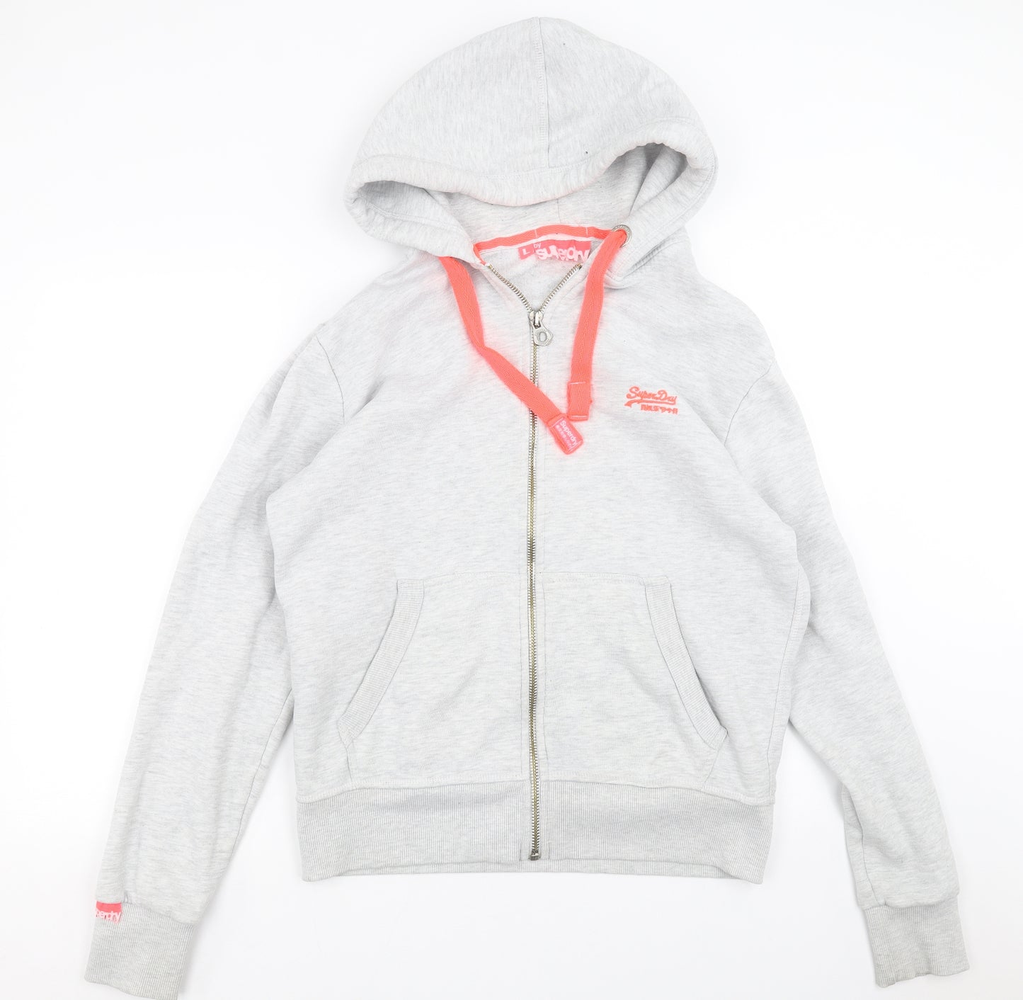 Superdry Mens Grey   Full Zip Hoodie Size L