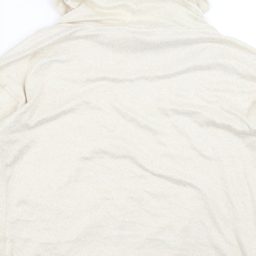 TU Womens Beige  Knit Pullover Jumper Size 10