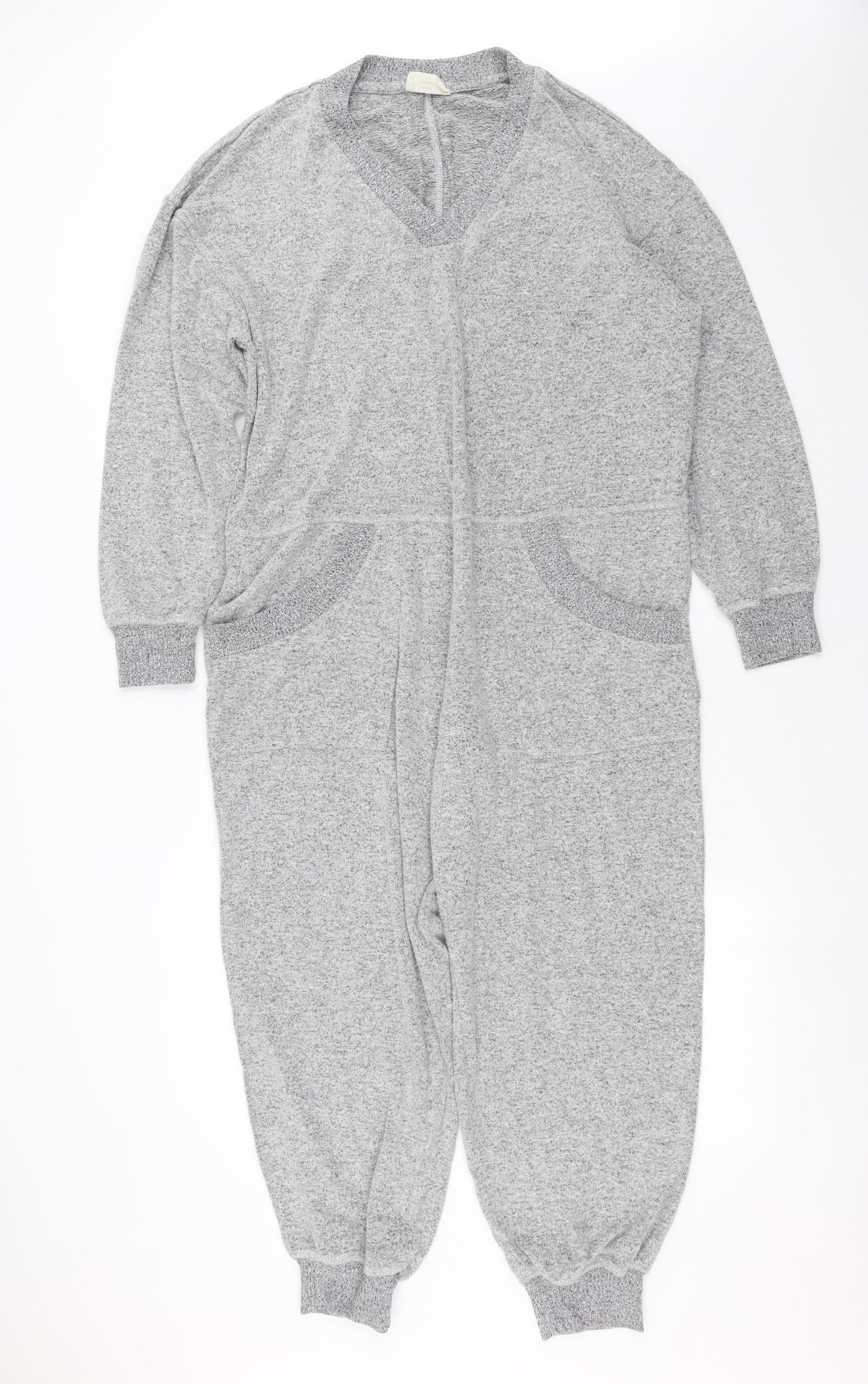 Hush Womens Grey Solid  Top One Piece Size XS  - onesie