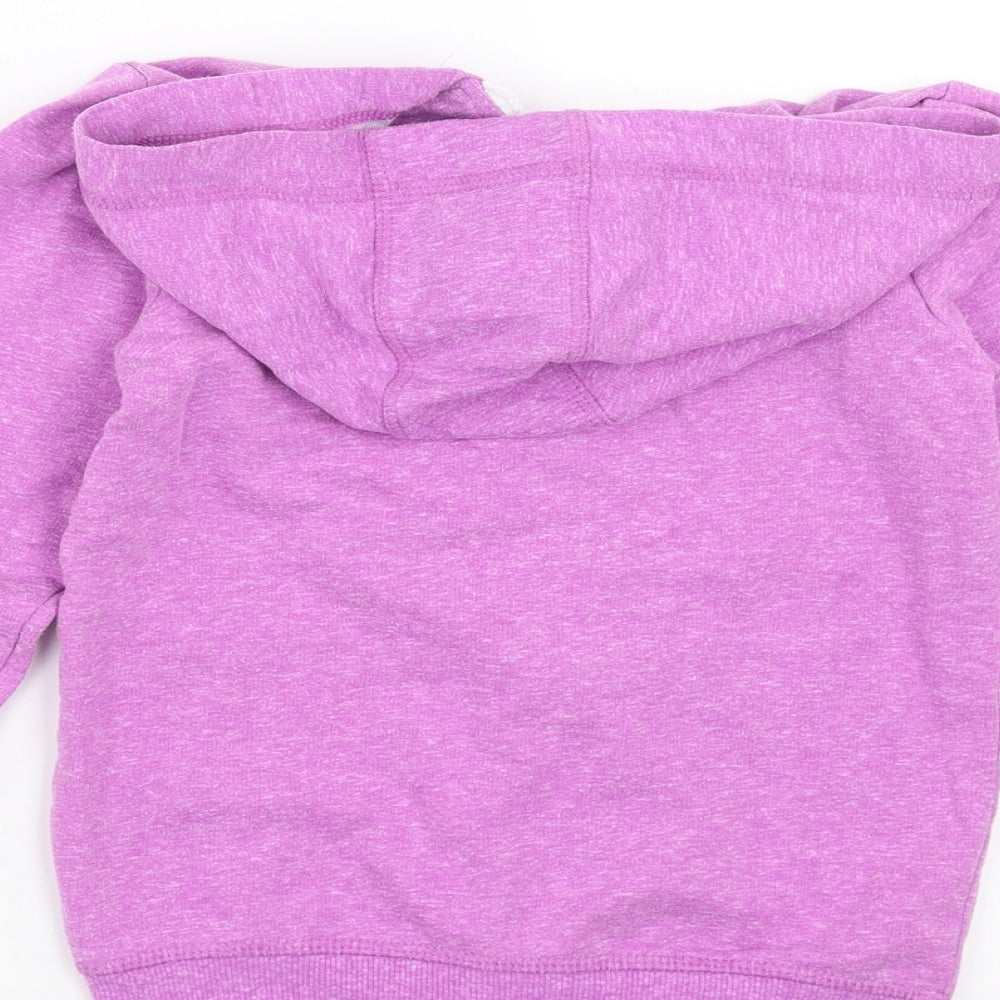 George Girls Purple   Full Zip Hoodie Size 8-9 Years