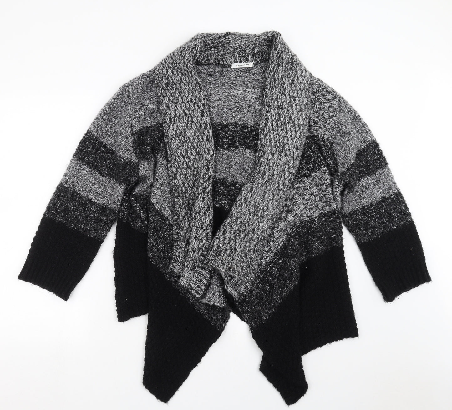 Simply Stock Shop Womens Grey  Knit Cardigan Jumper Size L