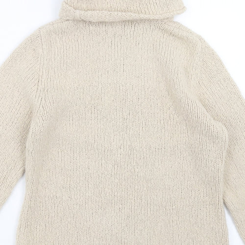 New Look Womens Beige  Knit Pullover Jumper Size 12