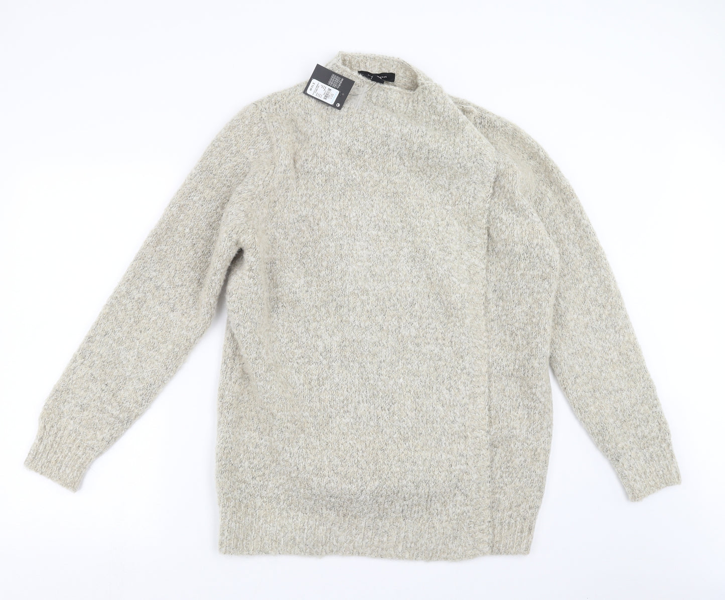Primark Womens Beige  Knit Cardigan Jumper Size L  - wrap style