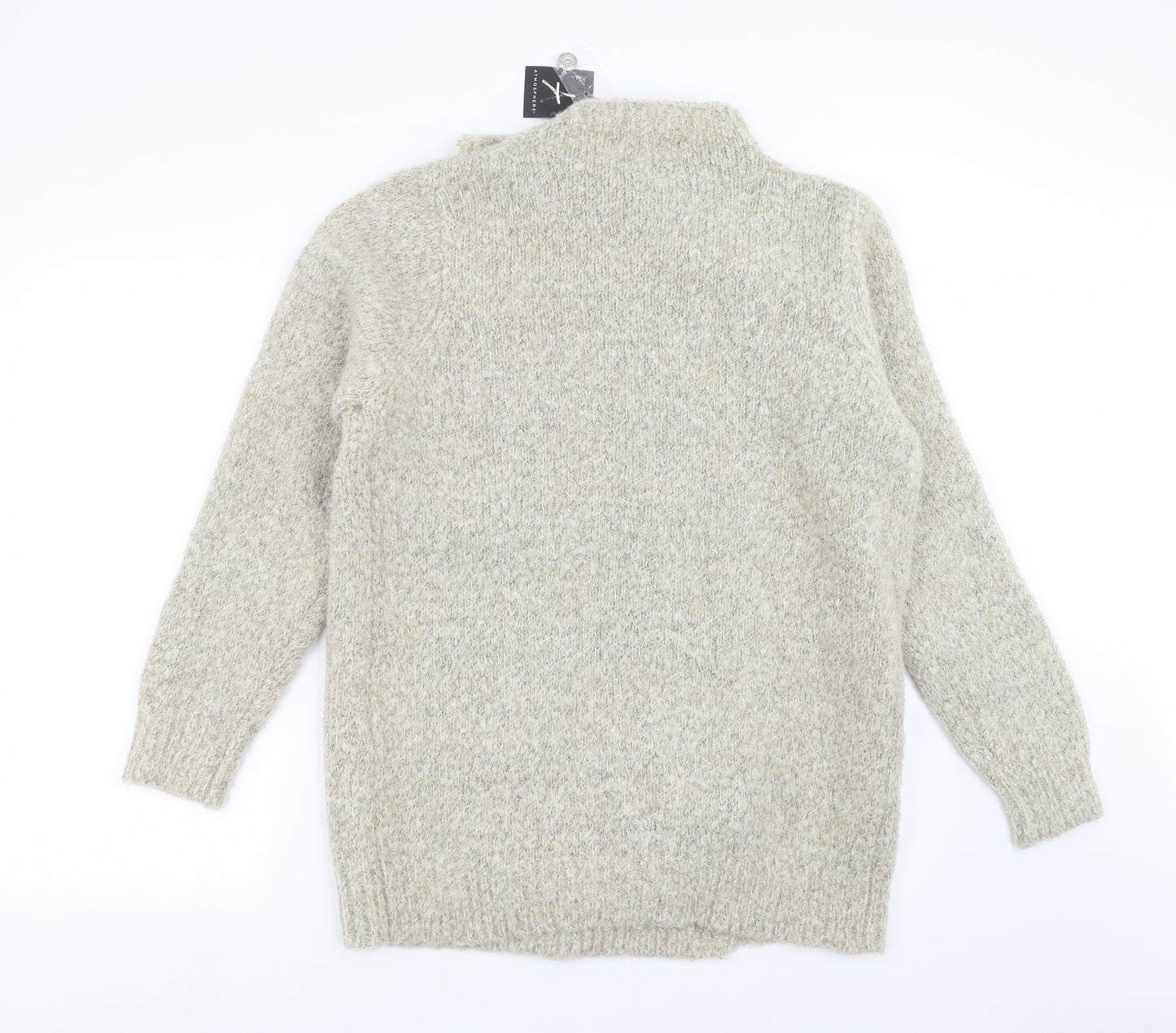 Primark Womens Beige  Knit Cardigan Jumper Size L  - wrap style