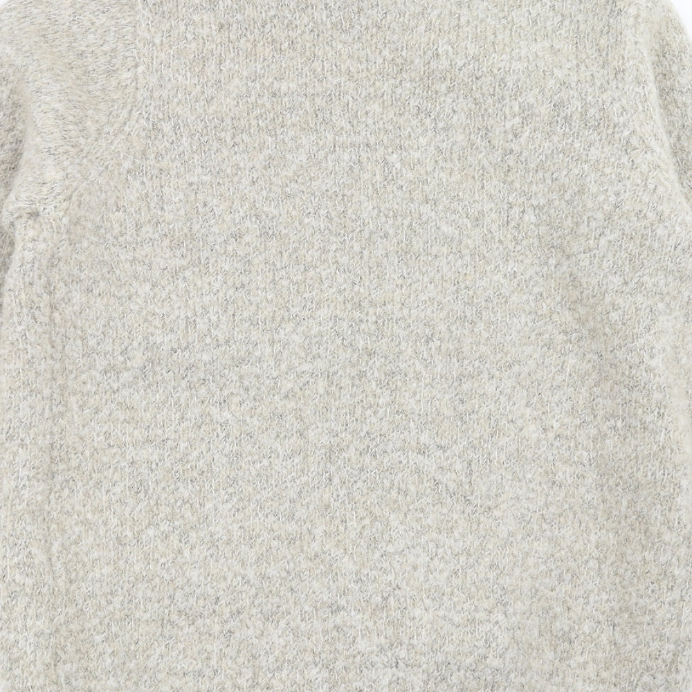 Primark Womens Beige  Knit Cardigan Jumper Size L  - wrap style