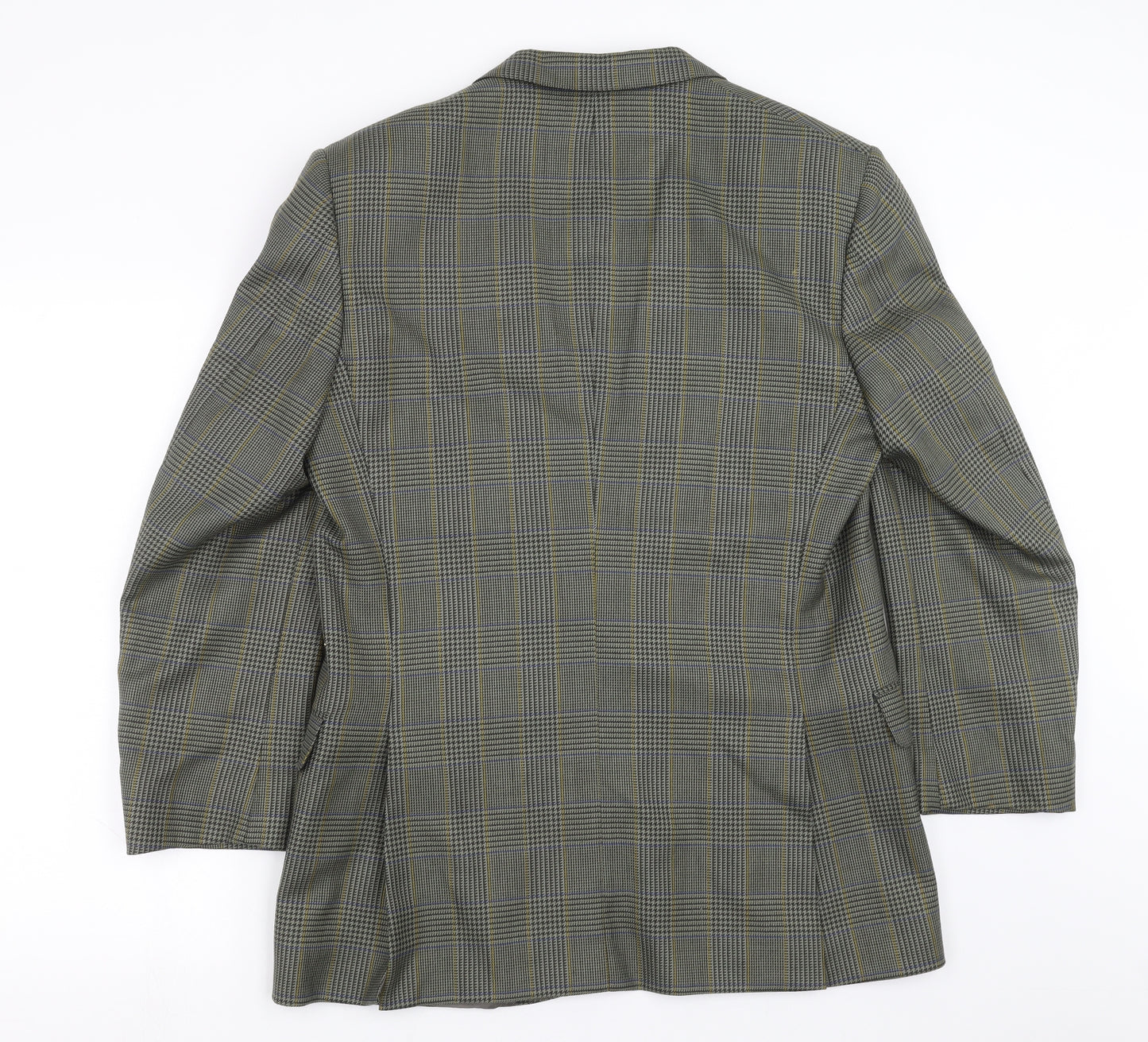 Jaeger Mens Green Check  Jacket Suit Jacket Size 40