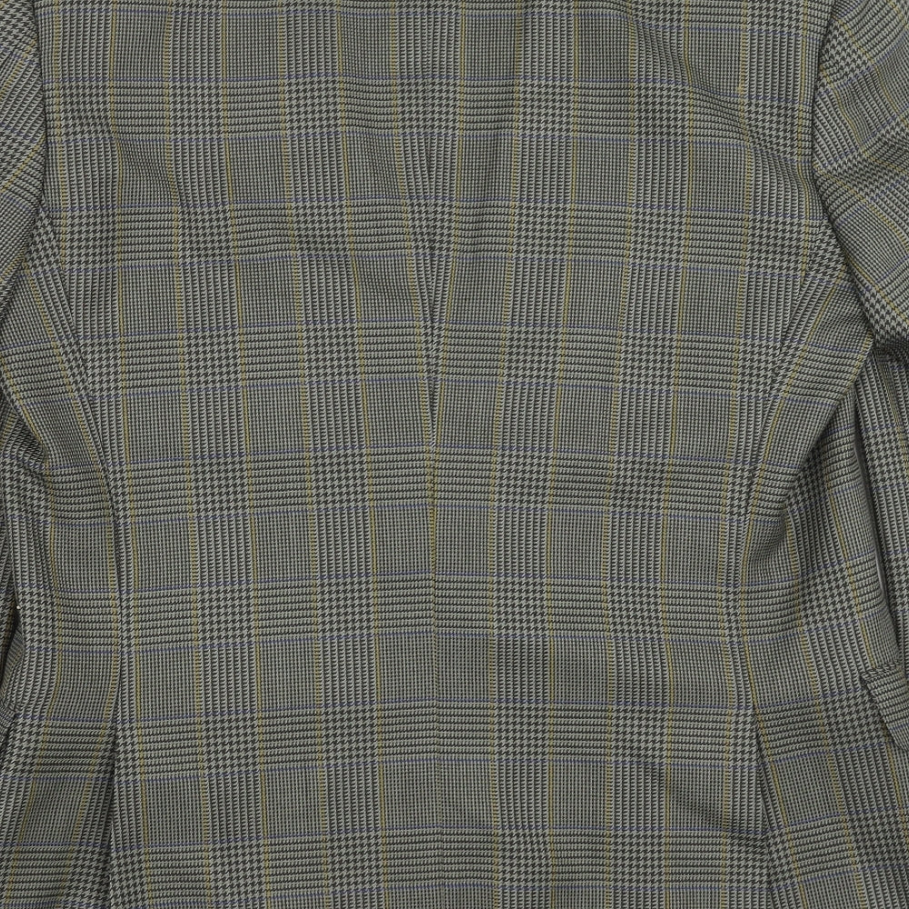 Jaeger Mens Green Check  Jacket Suit Jacket Size 40
