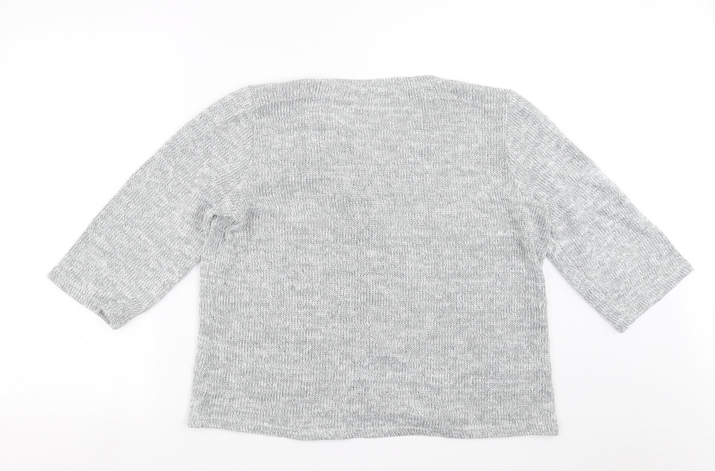 Marks and Spencer Womens Grey   Cardigan Jumper Size XL