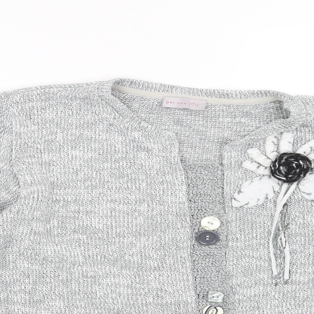 Marks and Spencer Womens Grey   Cardigan Jumper Size XL