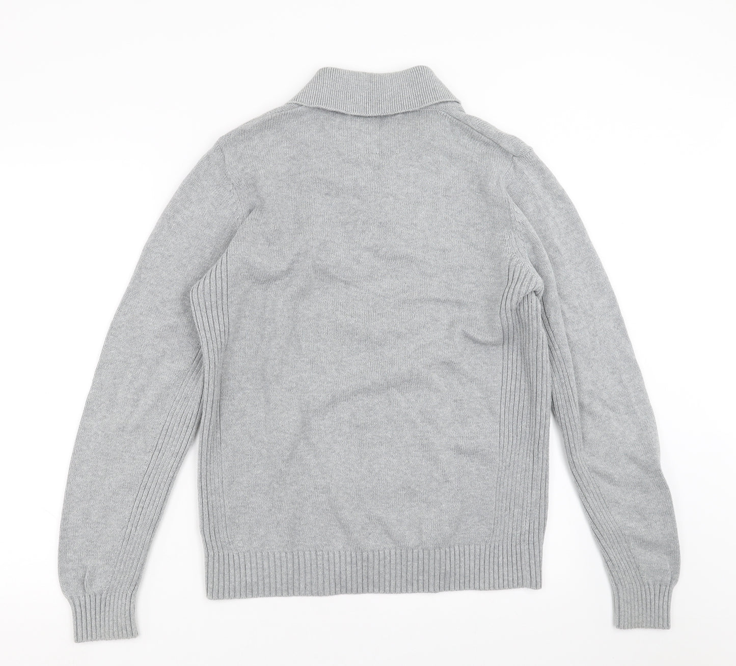 NEXT Mens Grey  Knit Cardigan Jumper Size M