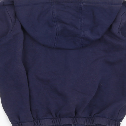 George Boys Blue   Full Zip Hoodie Size 11-12 Years