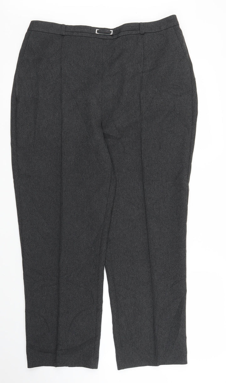 EWM Womens Grey   Trousers  Size 18 L26 in