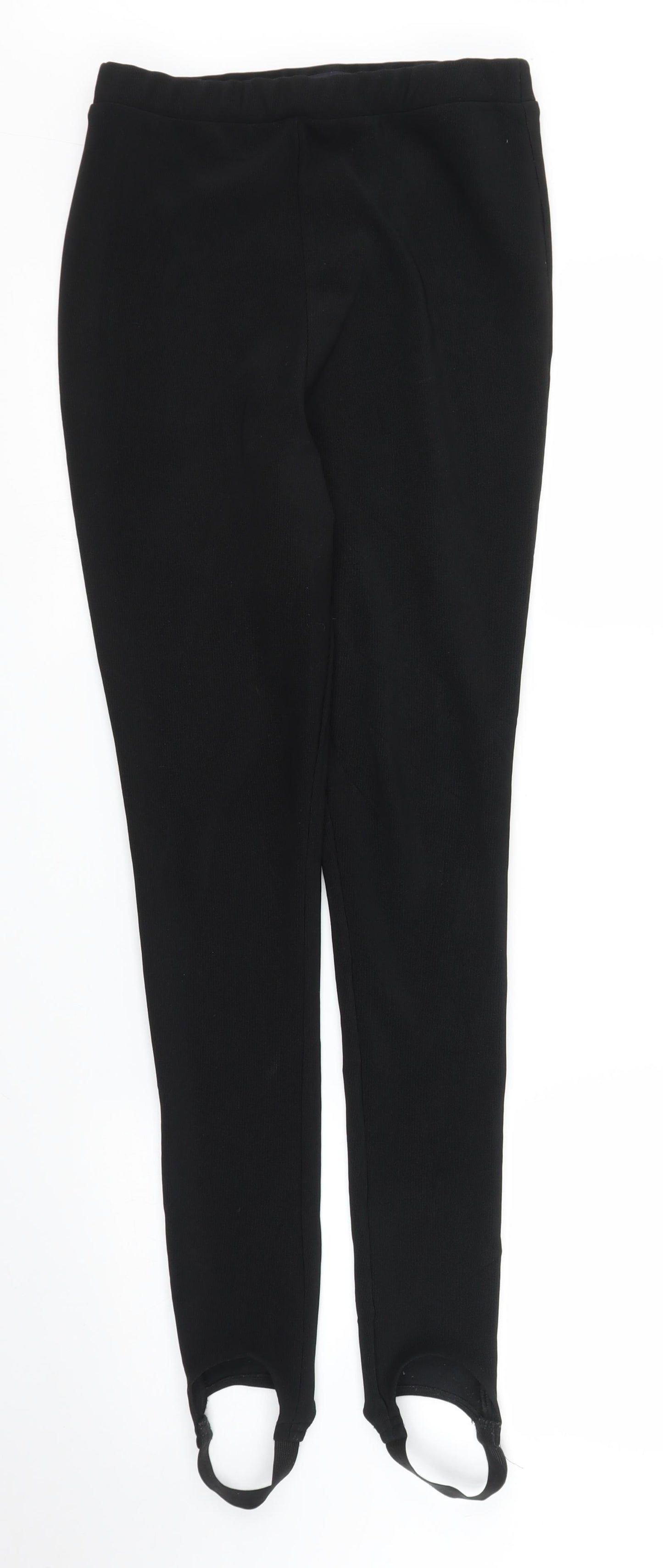 M&S Womens Black   Sweatpants Trousers Size 10 L30 in