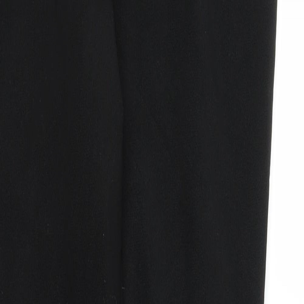 M&S Womens Black   Sweatpants Trousers Size 10 L30 in