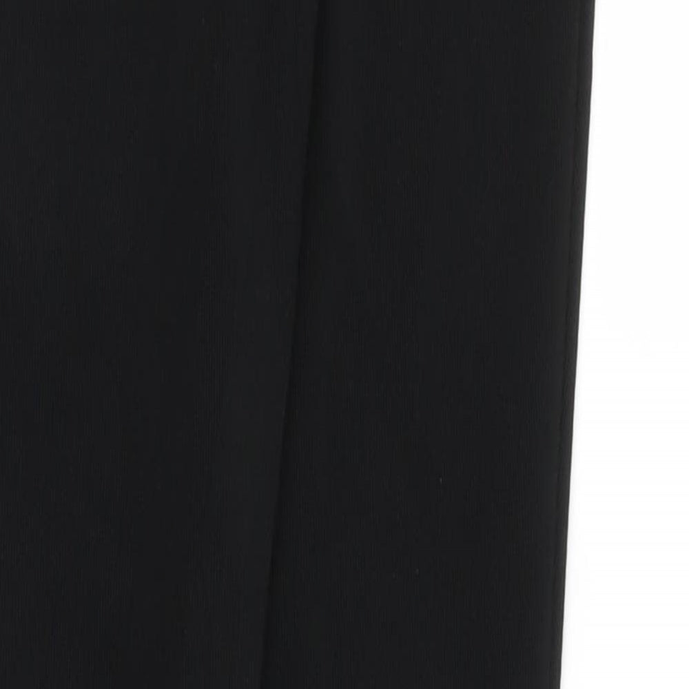 M&S Womens Black   Sweatpants Trousers Size 10 L30 in