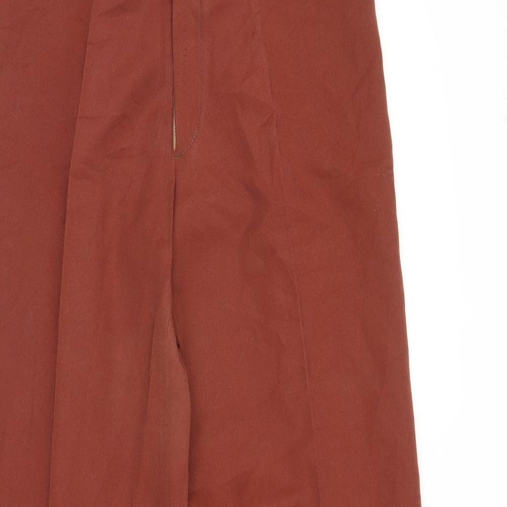 King John Womens Brown   Chino Trousers Size 14 L32 in