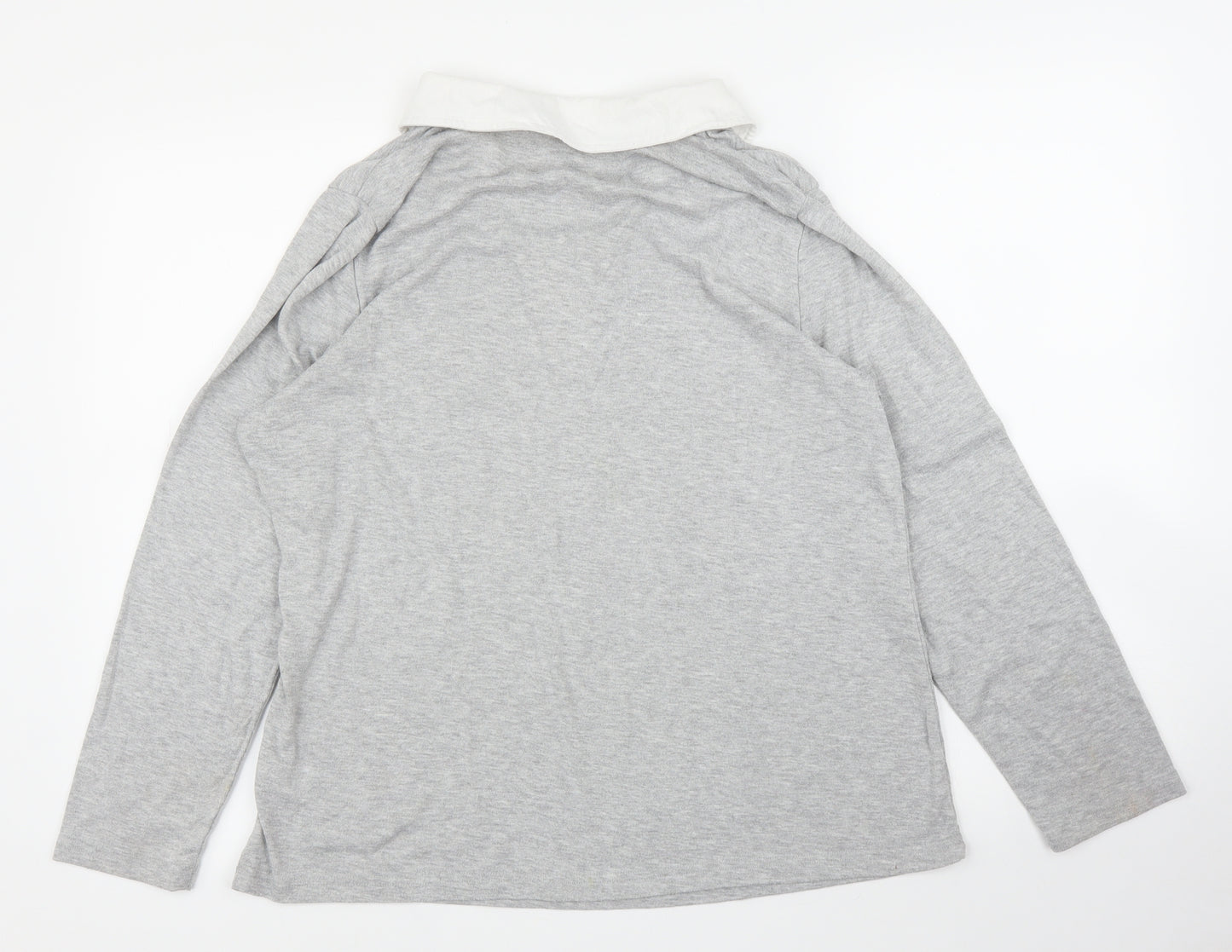 BM Casual Womens Grey   Basic Blouse Size L